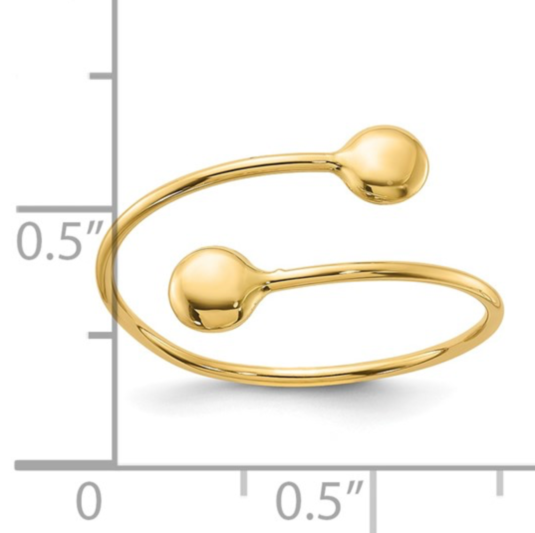 14K Adjustable Fashion Ring