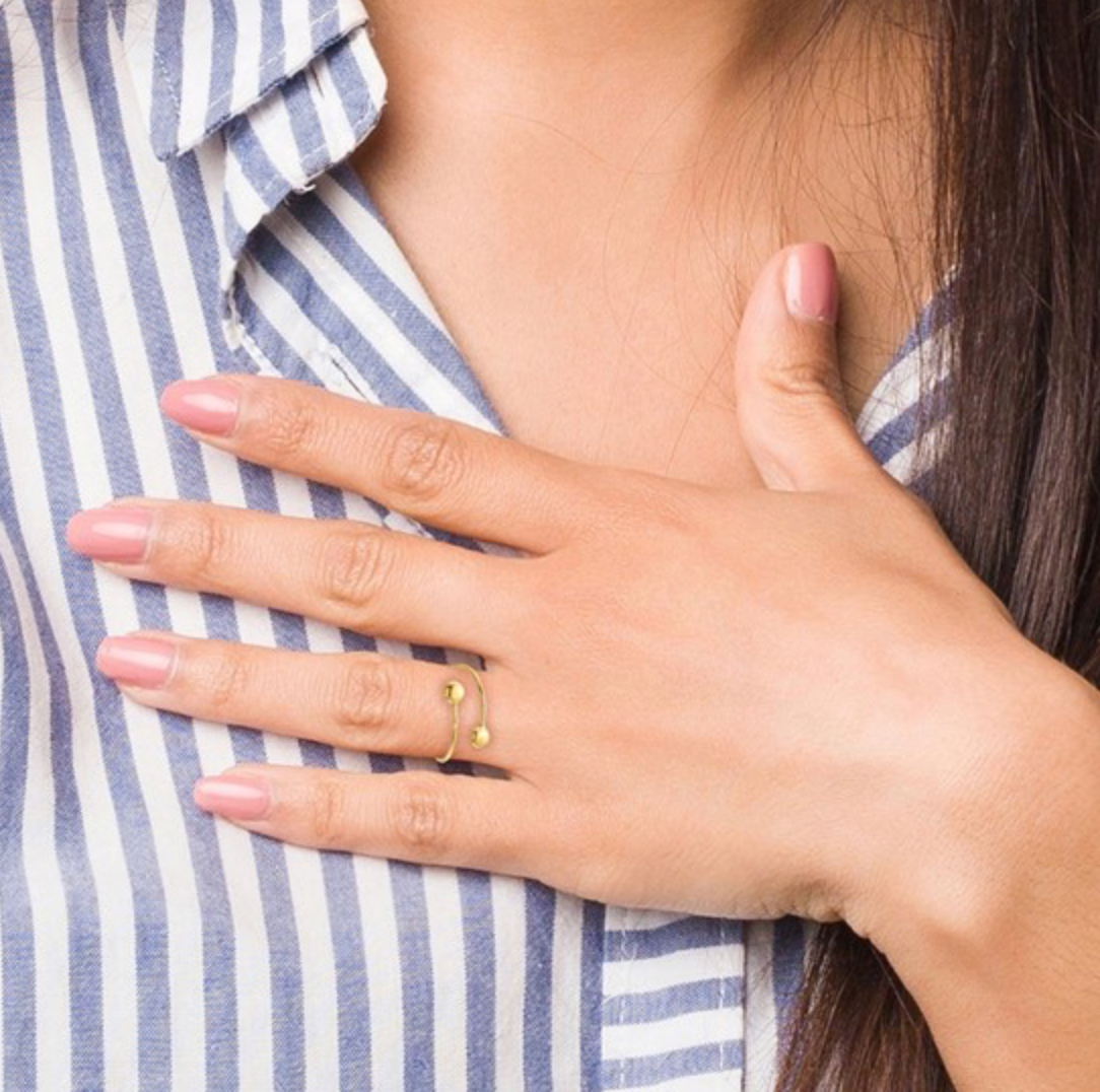 14K Adjustable Fashion Ring