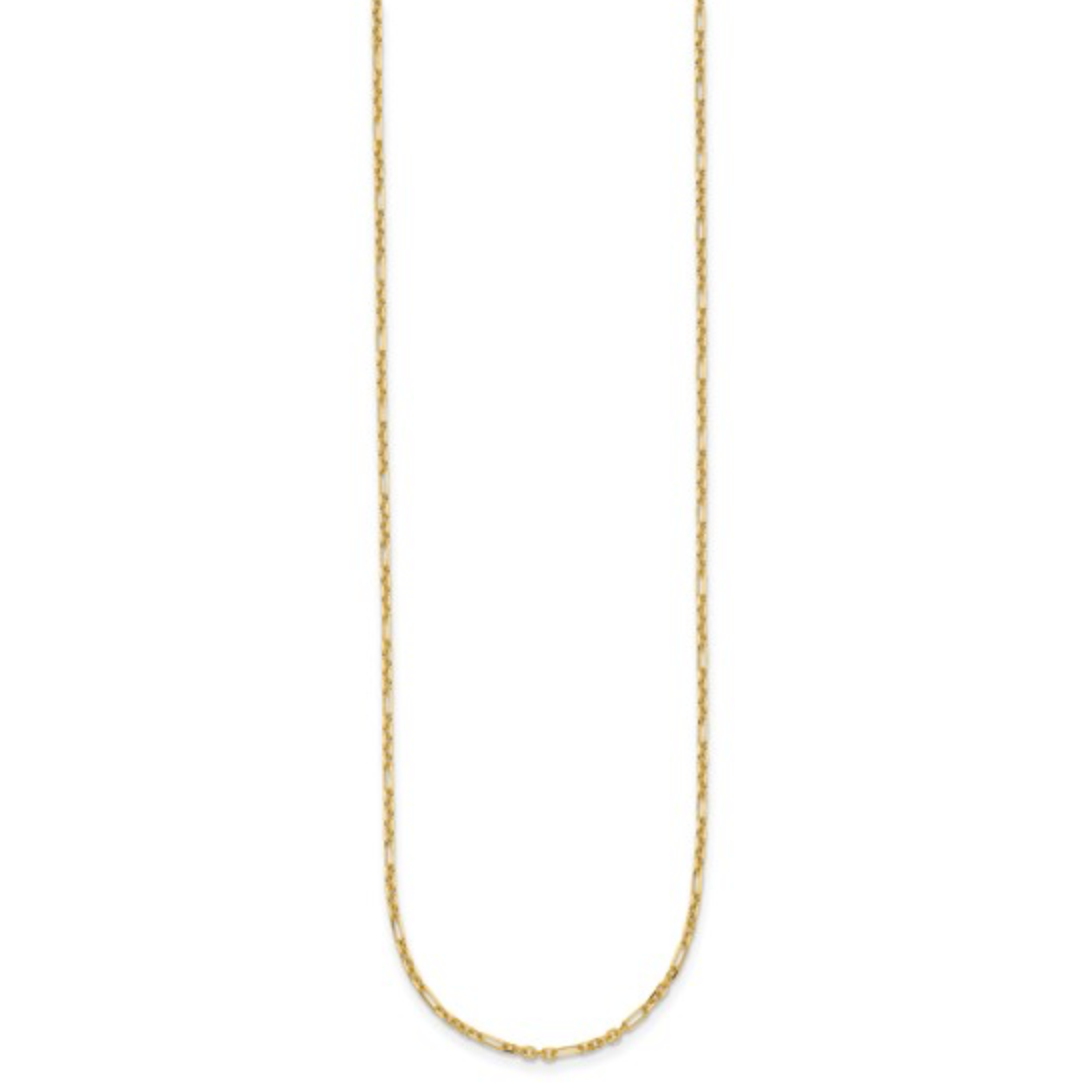 14k Gold Figaro Kids Chain