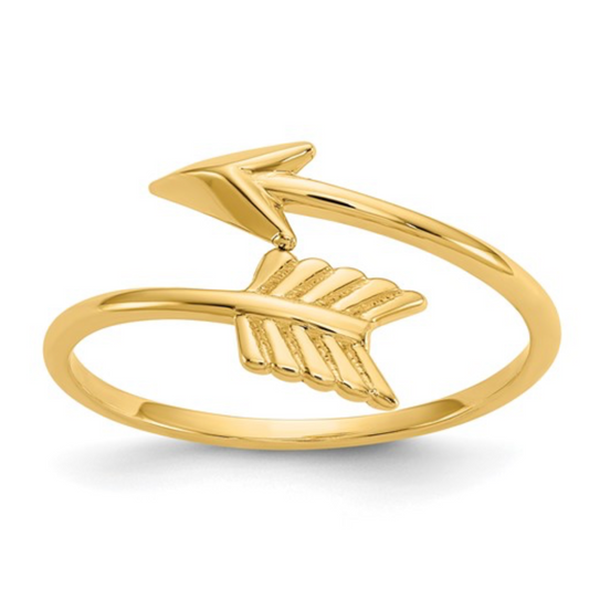 14K gold Arrow Ring